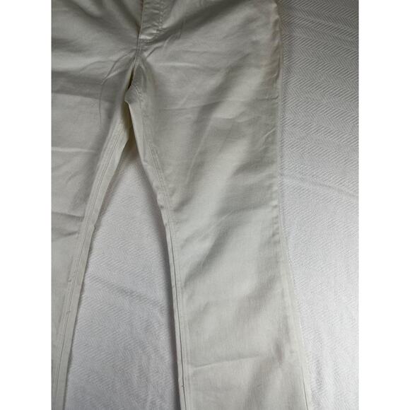 Riders by Lee Indigo Women’s White Jeans Size 16P NWT Flaw Straight Leg - Picture 5 of 8